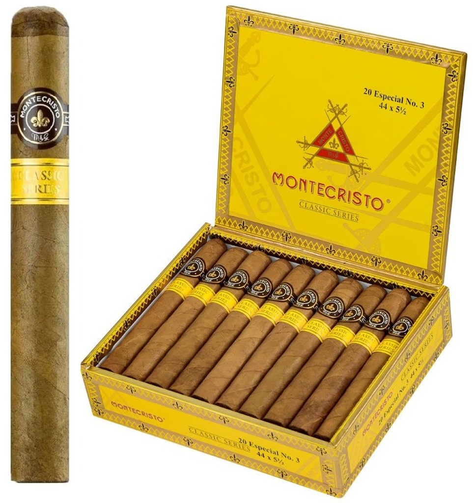 MONTECRISTO CLASSIC COLLECTION ESPECIAL NO.3 44X5 1/2 