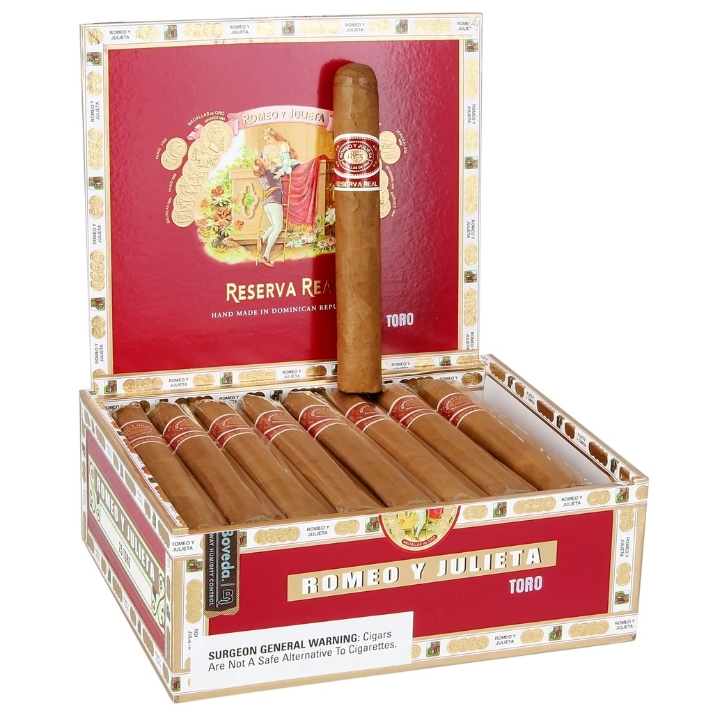 ROMEO Y JULIETA RESERVA REAL TORO 54X6 