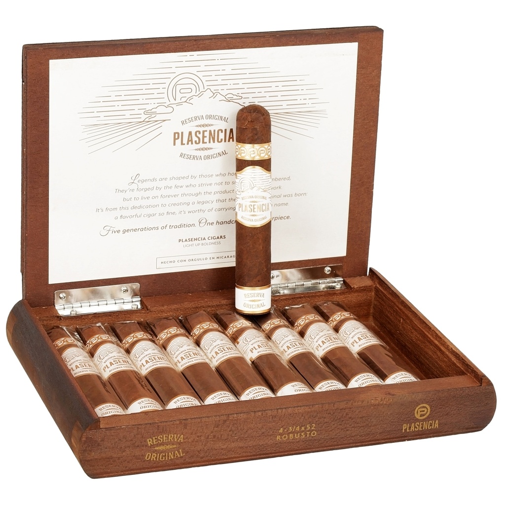 Plasencia Reserva Original Robusto 4.75x52