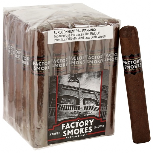 [00286] Factory Smokes Maduro Gordito 6 x 60