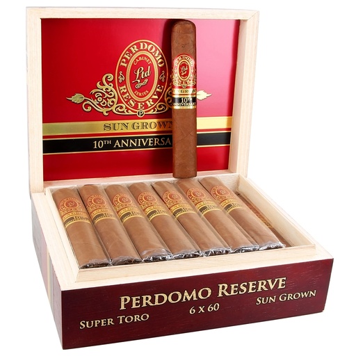 [00822] Perdomo 10TH ANN Sungrown Super Toro